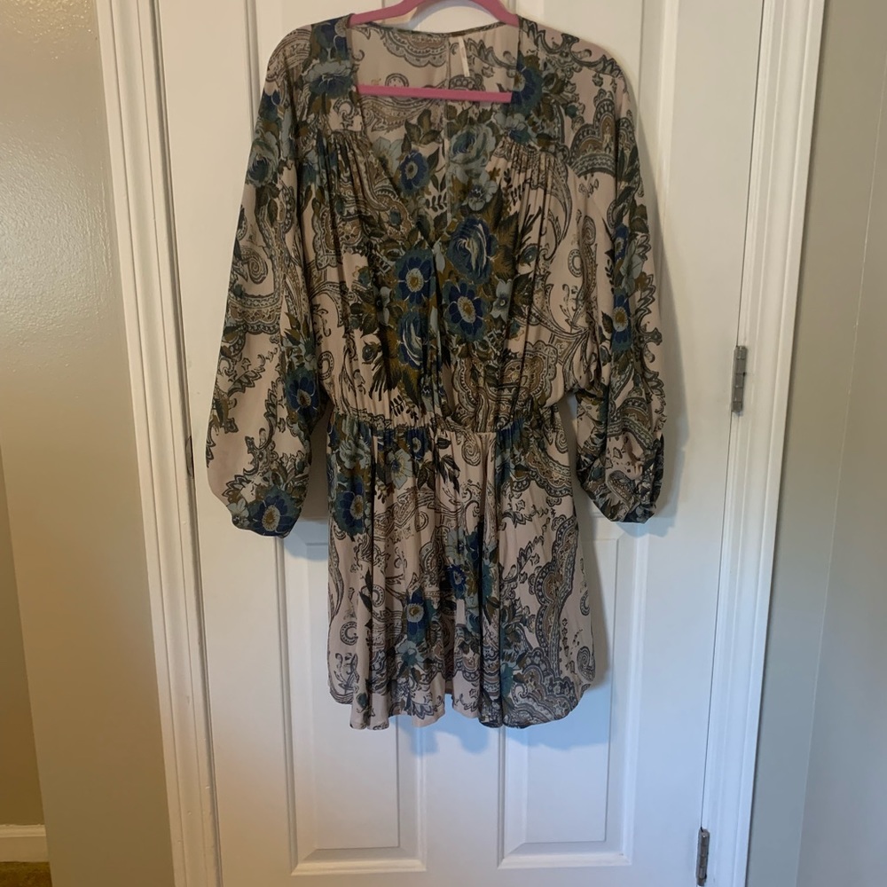 Free people mini dress. Worn once, like new!